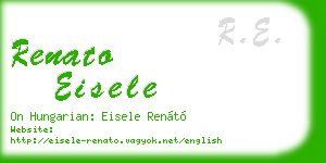renato eisele business card