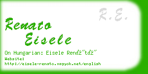 renato eisele business card